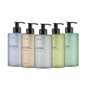 Manufacture Empty Packaging Bottle High Quality PET Plastic Custom Color Frosted Packaging Empty Shampoo Pump Bottles 300ml 400 Ml Lotion Bottle