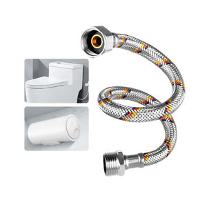 도매 가격 확장 theStainless 스틸 와이어 꼰 유연한 금속 호스 니트 욕실 유연한 호스 PVC/PEX 내부 튜브 - Product Image 5