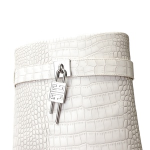 Bottes pliables pour femme, hauteur genou, à bout pointu, <span class=keywords><strong>talon</strong></span> <span class=keywords><strong>compensé</strong></span>, style western, confortables, avec boucle, rehaussantes - Product Image 6