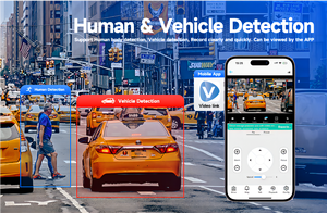NDAA 6/8MP 2,8mm AI Bewegungs-/Gesichts erkennung mit Mikrofon-/Lautsprecher umfang Schützen Sie die Farb nachtsicht sicherheit CCTV-Revolver POE <span class=keywords><strong>IP</strong></span>-Kamera - Product Image 5