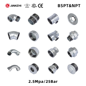 Raccords de <span class=keywords><strong>compteur</strong></span> d'eau Jianzhi en acier, bouchons à brides malléables, raccords de tuyauterie en fonte malléable - Product Image 2