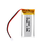 102040 Polymer-Lithium-Akku 800mAh für KI-Video-Walkie-Talkie Plüschtier Wecker Unterhaltungselektronik