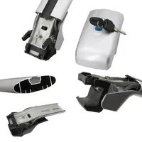 Barres transversales de toit antivol pour GWM Cannon Ute 2020-2024, compatibles avec la version de toit avec porte-bagages d'origine
