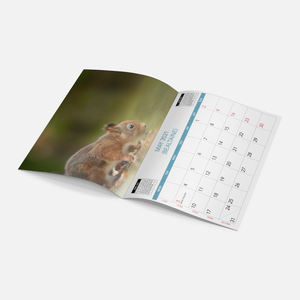 Papel artístico brillante personalizado, Envío Mensual de la empresa, 2023 años, calendario de pared personalizado - Product Image 3