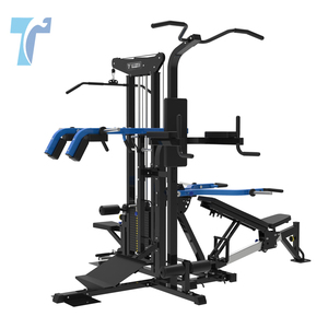 Équipement de fitness commercial pour salle de sport, multi-gym 4 stations TZ-Q1016, pile de poids en acier de 80 kg, certifié ISO9001/CE - Product Image 1