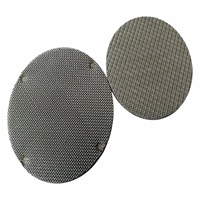 Pack de tamis métalliques en acier inoxydable 304 316L, sur mesure, pour le traitement des polymères, maille de 20 à 500 mesh, avec bordure renforcée