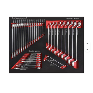 36PCS Aluminium Hand Operated OEM Professional Double Open End Wrench Chrome Vanadium Ring CRV Spanner Combination ST-36 Compreh - Product Image 1