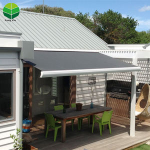 Fengxin barraca de toldo 4x4, restaurante pergola telhado à prova d' água controle remoto com retrátil - Product Image 6