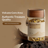 Tranches de Dendrobium Volcanique, Extrait Herbal pour Infusion, Qualité Alimentaire, Origine Hainan, 2 Bouteilles/Boîte, Extrait Végétal