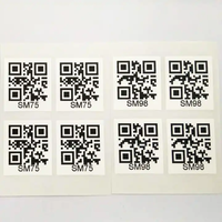 Étiquette d'identification personnalisée avec code QR pour la gestion des stocks, étiquette adhésive avec numéro de série unique pour le suivi des équipements
