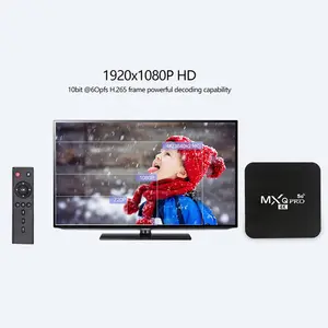 Boîtier Smart TV RK3228, Android TV, 4K/HD 3D, WiFi 2.4 ghz, télécommande, lecteur multimédia décodeur connecté, avec Google Play et Youtube