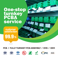 Service d'assemblage de cartes de circuits imprimés (PCB) SMT, fabricant de PCBA certifié ISO13485, vias aveugles et enterrés HASL, MOQ 1 pièce, clé en main, sans plomb