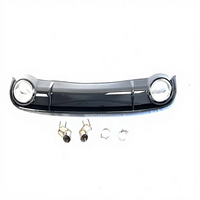 Diffuseur arrière avec sorties d'échappement pour Audi A4 B8 RS4, en plastique ABS, compatible OEM, 2008-2012