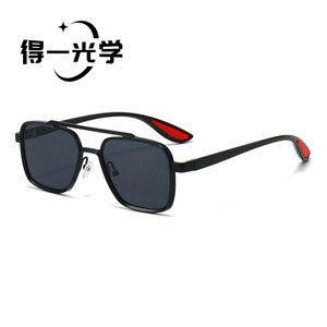 Square <b>Sunglasses</b> UV400 Zinc Alloy Frame PC Lens Unisex Driving Outings Cycling - Product Image 2