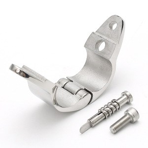 Eda 316 Stainless Steel Slip Sleeve <b>Quick</b> Pin Marine Pipe <b>Clamp</b> Yacht Bimini Rigging Hardware - Product Image 3