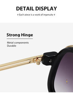 Пилотные модные 2025 солнцезащитные очки в стиле ретро солнцезащитные очки мужские женские металлические солнцезащитные очки с защитой от УФ-лучей в большой оправе для использования на открытом воздухе - Product Image 3