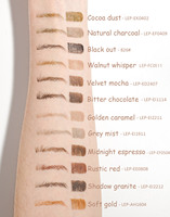 Crayon à sourcils minéral végétalien teinté waterproof double embout à pointe triangulaire avec brosse pour maquillage quotidien en gros