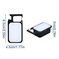 Mini porte-clés lumières type-c porte-clés lampe de travail porte-clés lampes de poche Led Mini Usb lumière rechargeable
