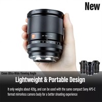 HFT professionnel Viltrox AF 13mm F1.4 E objectif d'appareil photo reflex numérique grand angle format APS-C pour Sony E-mount mise au point fixe en gros