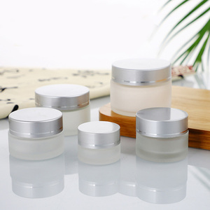 Wholesale Multi-style <b>Glass</b> Cream Bottle Thick Material Design Simple Cosmetic sealed <b>Packaging</b> <b>Glass</b> Jar - Product Image 1