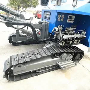 Năng lượng mặt trời Máy Đóng cọc thủy lực Crawler đống điều khiển vít đống điều khiển