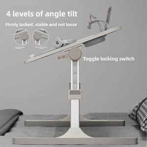 Table de lit pliable réglable, divers matériaux disponibles, différentes tailles, hauteur de support réglable, idéale <span class=keywords><strong>pour</strong></span> les étudiants et l'utilisation à domicile avec <span class=keywords><strong>ordinateur</strong></span>. - Product Image 4