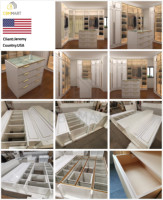 CBMMart Armoire moderne personnalisée à combinaison ouverte Armoire en métal pour meubles de chambre à coucher