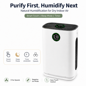 Purificateurs d'air domestiques <span class=keywords><strong>H14</strong></span> HEPA 500 CADR à haute efficacité avec fonction de stérilisation UV et humidificateur à brume fine – Meilleur prix - Product Image 5
