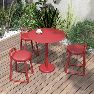 बुलबुल चाय की दुकान के लिए आधुनिक आउटडोर टेबल और कुर्सी सेट के लिए आधुनिक आउटडोर टेबल और कुर्सी सेट - Product Image 3