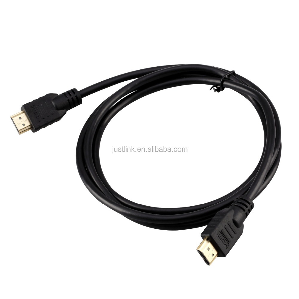 สาย HDMI สายเคเบิลวิดีโอชุบทองชาย Hdmi 1080P 3D สายสำหรับ HDTV 0.5M 1M 1.5M 2M 3M 5M 10M 12M 15M 20M