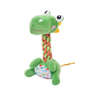 Jouets pour chiens de la série Cute Bite : jouets en corde, peluches de dessin animé avec col en coton tressé pour chiens de taille moyenne à grande, jeu interactif pour animaux de compagnie - Product Image 2