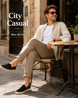2026 Logo Personnalisé Homme Espadrilles Toile Jute Tressé Mocassins Élastique Slip On Plats Chaussures Marche Décontractées