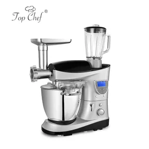 Professional 7L Planetary Cooking Stand Food Mixer with Heating Function