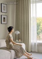 Rideaux occultants ZSTARR gris brun à œillets, unis, de luxe, pour le salon, la chambre d'enfant, la chambre à coucher, la décoration de la maison
