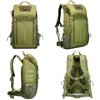 Sac à dos tactique de survie d'urgence pour le camping, sac EDC, sac à dos médical pour la chasse en plein air, sac à dos imperméable de premiers secours, thérapeute