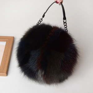 Lujosos bolsos de hombro de piel, Bolso de piel Natural de invierno, bolsos de zorro, bolsos de hombro para mujer, nuevo estilo, Bolso de piel al por mayor - Product Image 2