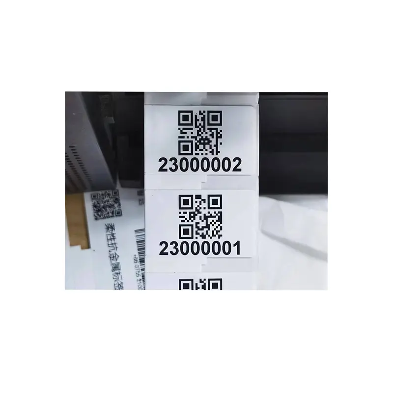 QRコード付きの印刷可能な防水Monza4QtRFIDステッカーUHfフレキシブルアンチメタルタグ