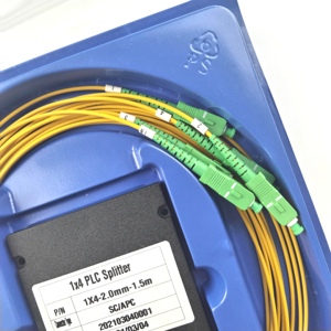 Bán Hot Chất lượng cao PLC splitter 1*2/1*4/1 * N ABS Loại sợi quang PLC Splitter với SC/APC UPC kết nối - Product Image 2