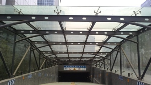 ガラス天窓屋根システム透明屋根天窓ドーム屋根屋根用ヴィラアトリウム温室地下鉄駅ISO高品質 - Product Image 2