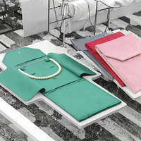 JUE XIN Nouveaux sacs à bijoux rectangulaires de luxe en velours, plusieurs couleurs, mini 20x15x3cm, accessoires de mode pour bijoux en perles