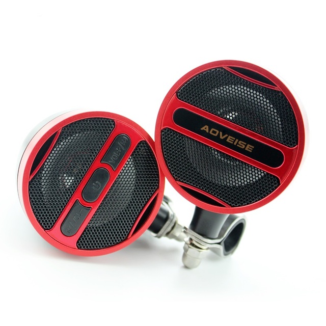 Motorcycle MP3 MT473 BT Audio System Waterproof Handlebar Mounted Speaker with Radio Function