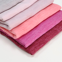 Nouveau Hijab Musulman Premium Respirant Côtelé Doux pour la Peau Uni en Rayonne Froissée Viscose Modal, Foulard Châle pour Usage Quotidien en Extérieur