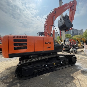 Used 2023 HITACHI ZX200-5G 20 Ton Hydraulic Crawler <b>Excavator</b> with Isuzu Engine Motor & Pump Construction <b>Machinery</b> - Product Image 2