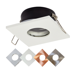 Fisso GU10/MR16 IP65 bagno Downlight impermeabile plafoniera rotonda e quadrata - Product Image 6