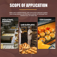 Système de cuisson en rouleaux efficace, production de boulangerie standardisée, durabilité renforcée, revêtement antiadhésif, écologique, Alusteel, 20 rouleaux NEWSKY