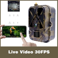 Caméras de surveillance de sentier 4G avec carte SIM 36MP, caméra de chasse en plein air, détection de mouvement PIR, sécurité sans fil, caméra de faune Tuya