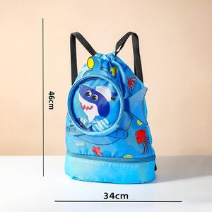 Borsa da palestra per bambini, sport all'aperto, borsa da <span class=keywords><strong>nuoto</strong></span>, borsa da viaggio, zaino con coulisse in poliestere - Product Image 5