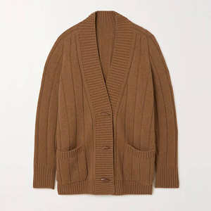 Maglione Casual da donna con scollo a v <span class=keywords><strong>marrone</strong></span> su misura per maglieria da donna - Product Image 3