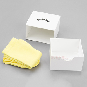 Tùy chỉnh các tông màu trắng ngăn kéo đồ lót cứng nhắc bao bì hộp vớ Hộp gói - Product Image 1