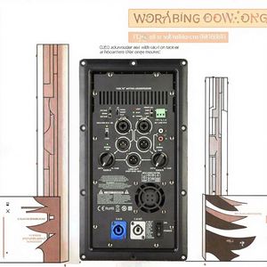 เพาเวอร์แอมป์ K12A 1000W Class D ขายดี พร้อมช่องต่อ XLR สำหรับอุปกรณ์เสียงระดับมืออาชีพ ใช้กับลำโพงได้ - Product Image 2